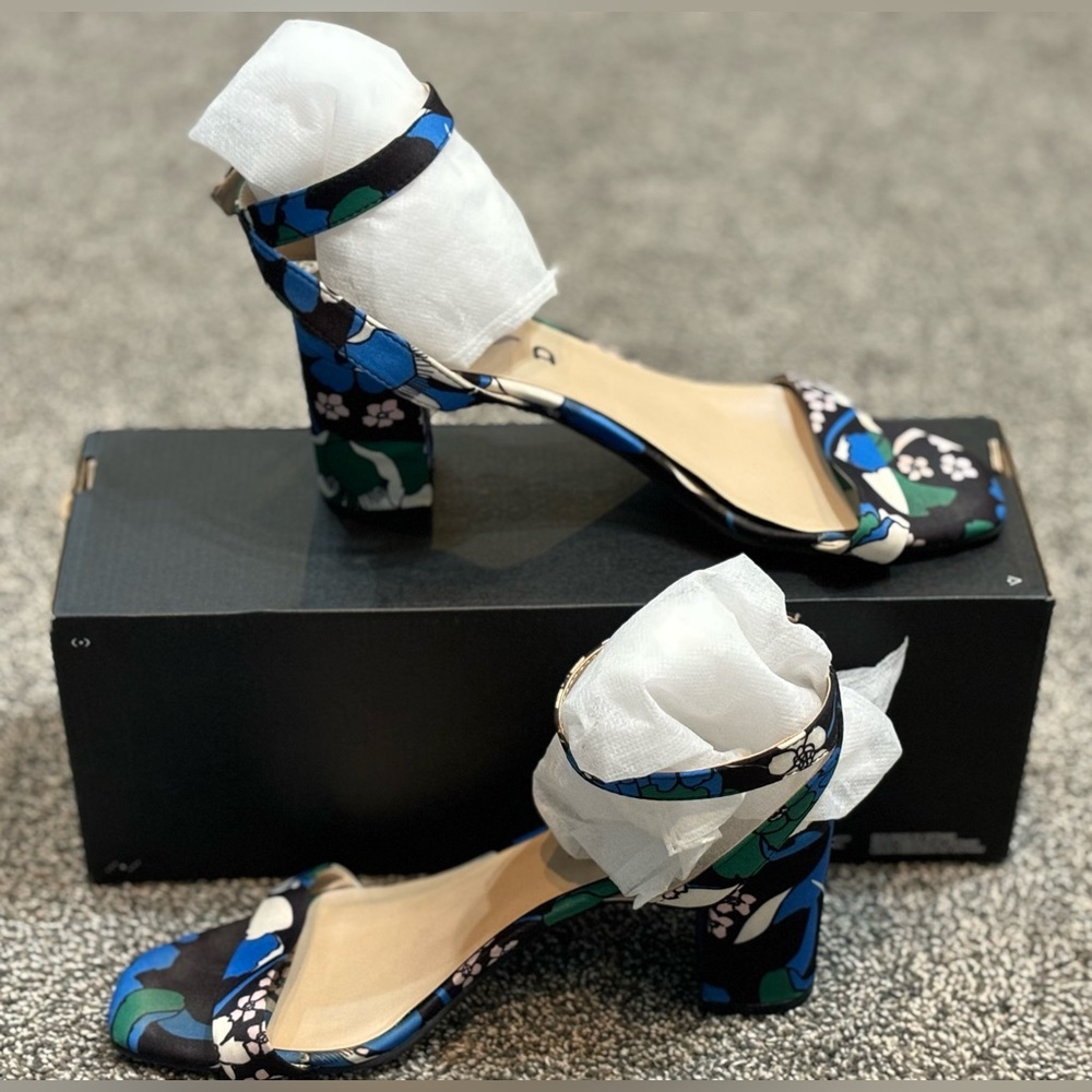 Unisa multi-color block heeled sandal